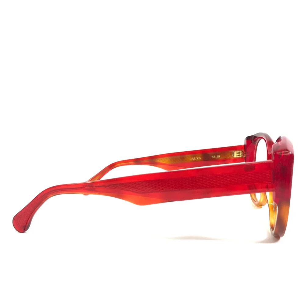 Alfred Kerbs Eyeglasses Frames LAURA RD Red Havana Brown Tortoise 53-18-143